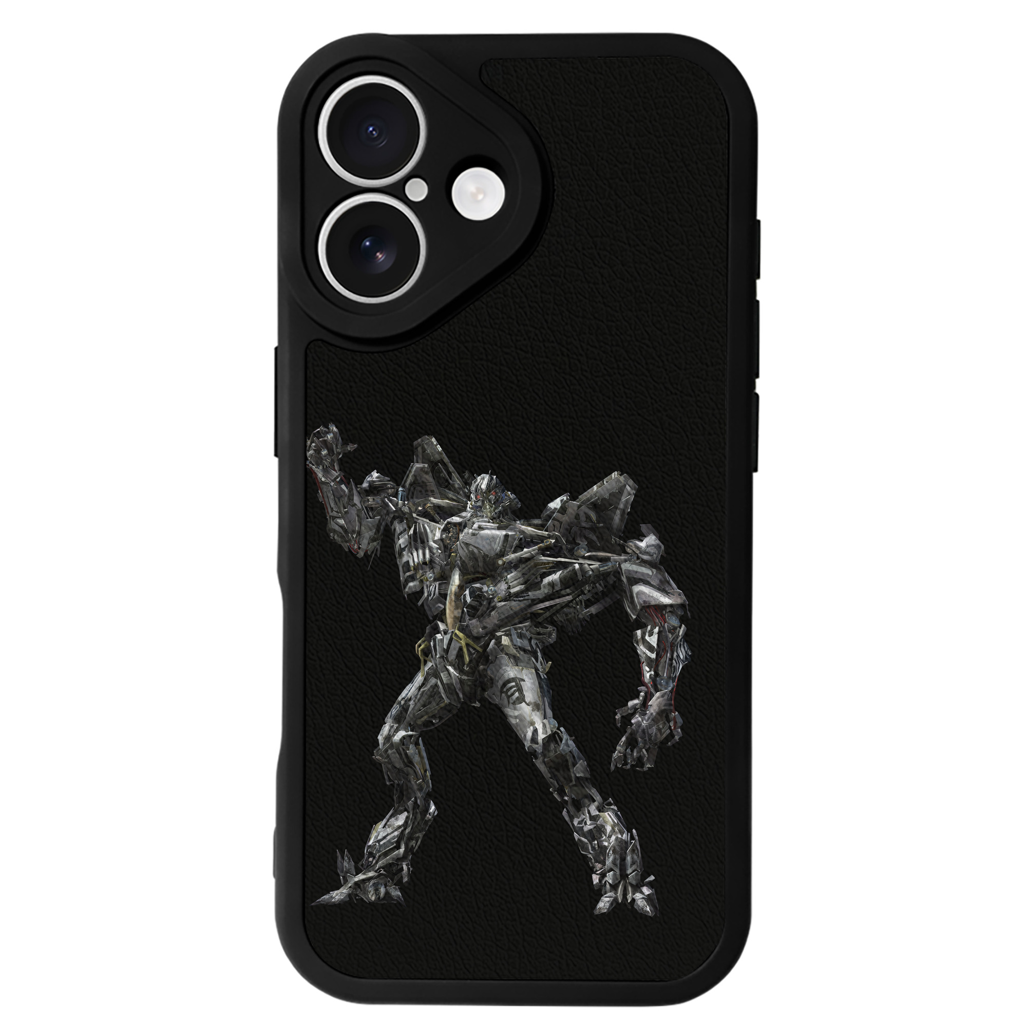 （画像用） Transformers トランスフォーマー 【iPhone 16シリーズ対応】シリコンスマホケース（レザー調） 材質：シリコン